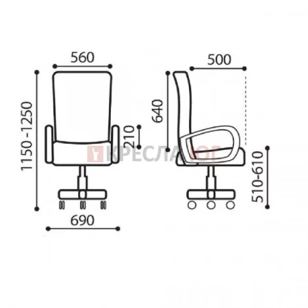 Офисное кресло Классик