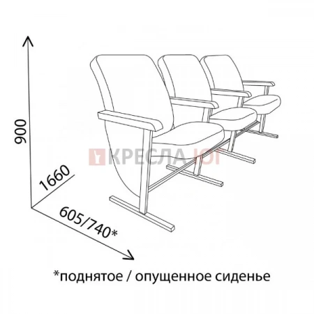 Кресло Орион 3М